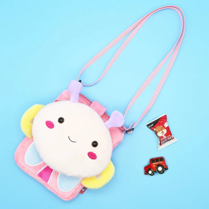 2020 New 3D Animal Children's Shoulder Bag Soft Mini Messenger Bag Kindergarten Kids Small Pouch Cute Mobile Phone Bag Purses