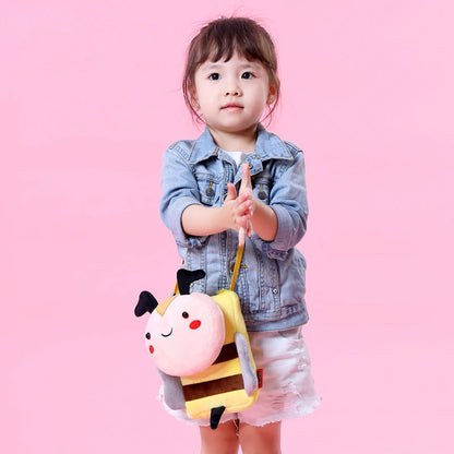 2020 New 3D Animal Children's Shoulder Bag Soft Mini Messenger Bag Kindergarten Kids Small Pouch Cute Mobile Phone Bag Purses