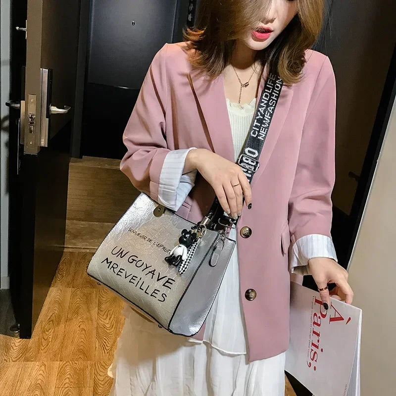 2020 Summer New Fashion Luxury Designer Brand Handbag Women Large Capacity Shoulder Bags Casual Tote Simple Top-handle HandBags