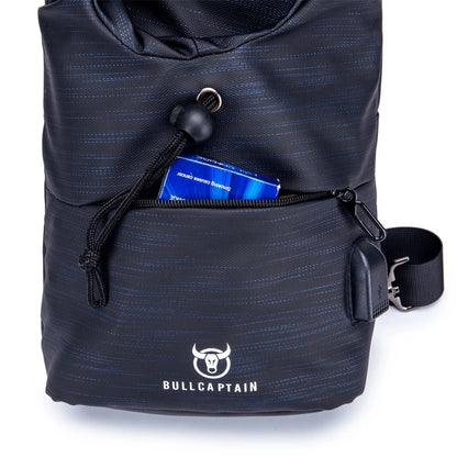 2020 Waterproof Oxford Sling Chest Bag With USB Charging Port Unisex Women Men Biking Hiking Tote Shoulder Cross-Body Pack