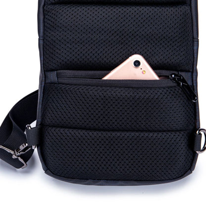 2020 Waterproof Oxford Sling Chest Bag With USB Charging Port Unisex Women Men Biking Hiking Tote Shoulder Cross-Body Pack