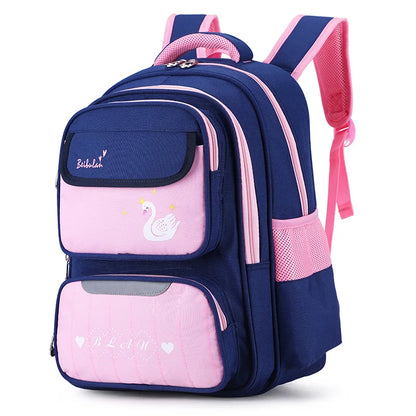 2020 new waterproof swan Children School Bags For Girls schoolbag Boys primary School Backpacks Kids Orthopedic Backpack mochila