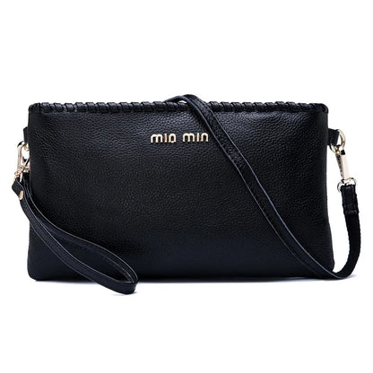 2021 Genuine Leather Wallets For Women Clutch Bag Designer Luxury Purse Handbag Shoulder Bags Crossbody Black Soft Cowhide