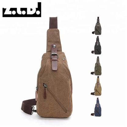 2021 High Capacity Men Mobile Phone Mens Sling Chest Bag Shoulder Crossbody Bag