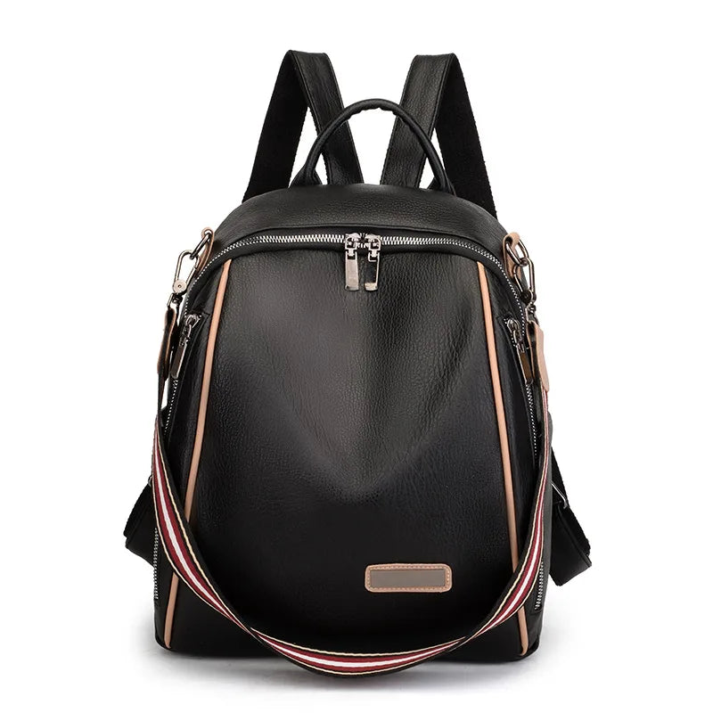2021 Multifunction Women Backpack High Quality Leisure Rucksack Vintage Leather Mochilas Shoulder Bags Backpacks Fashion Daypack