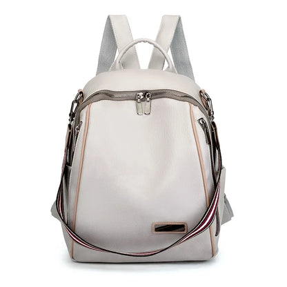 2021 Multifunction Women Backpack High Quality Leisure Rucksack Vintage Leather Mochilas Shoulder Bags Backpacks Fashion Daypack