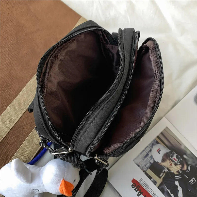 2021 New Casual Daily Carry Shoulder Bags Nylon Flap Women Crossbody Messenger Phone Pack Ladies Totes Bolsa Feminina Small