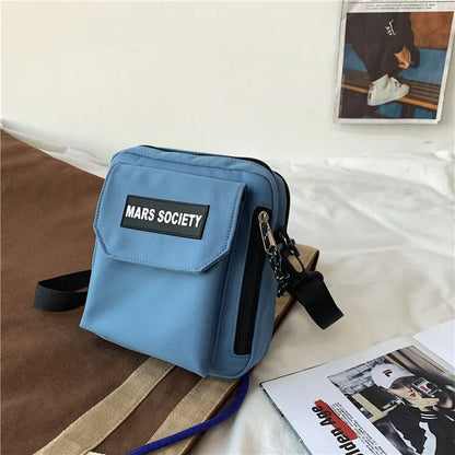 2021 New Casual Daily Carry Shoulder Bags Nylon Flap Women Crossbody Messenger Phone Pack Ladies Totes Bolsa Feminina Small