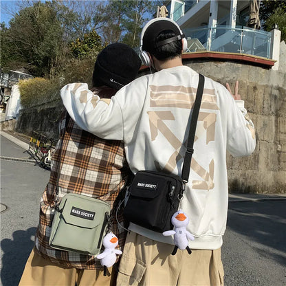 2021 New Casual Daily Carry Shoulder Bags Nylon Flap Women Crossbody Messenger Phone Pack Ladies Totes Bolsa Feminina Small