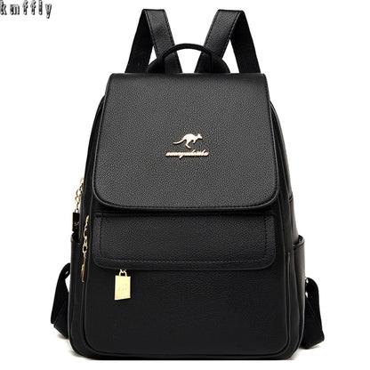 2021 New Designer Backpack Women High Quality Pu Leather Backpack Large Capacity School Bags for Girls Large Travel Backpack