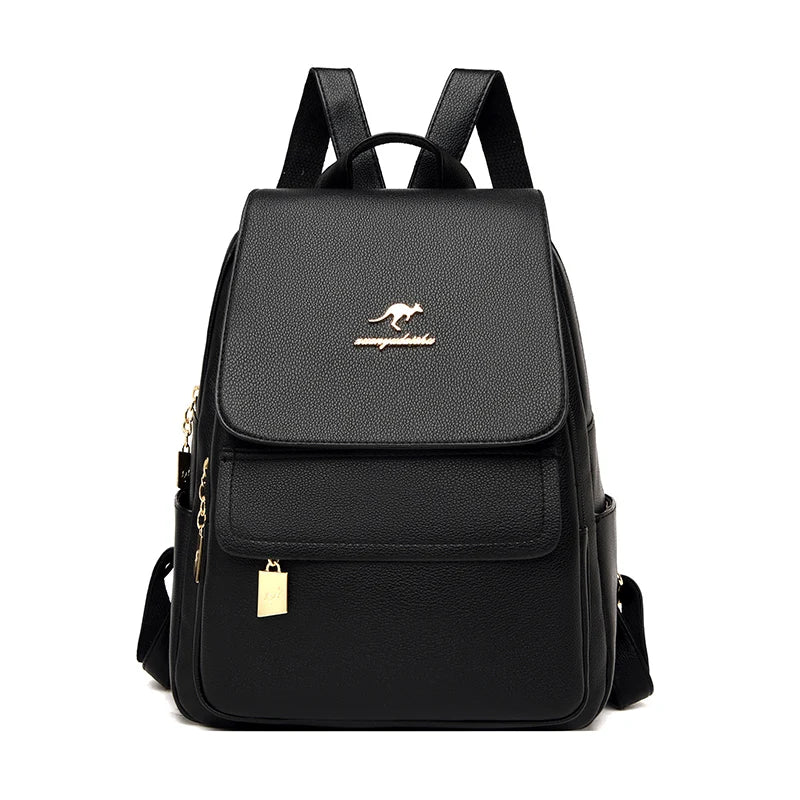 2021 New Designer Backpack Women High Quality Pu Leather Backpack Large Capacity School Bags for Girls Large Travel Backpack