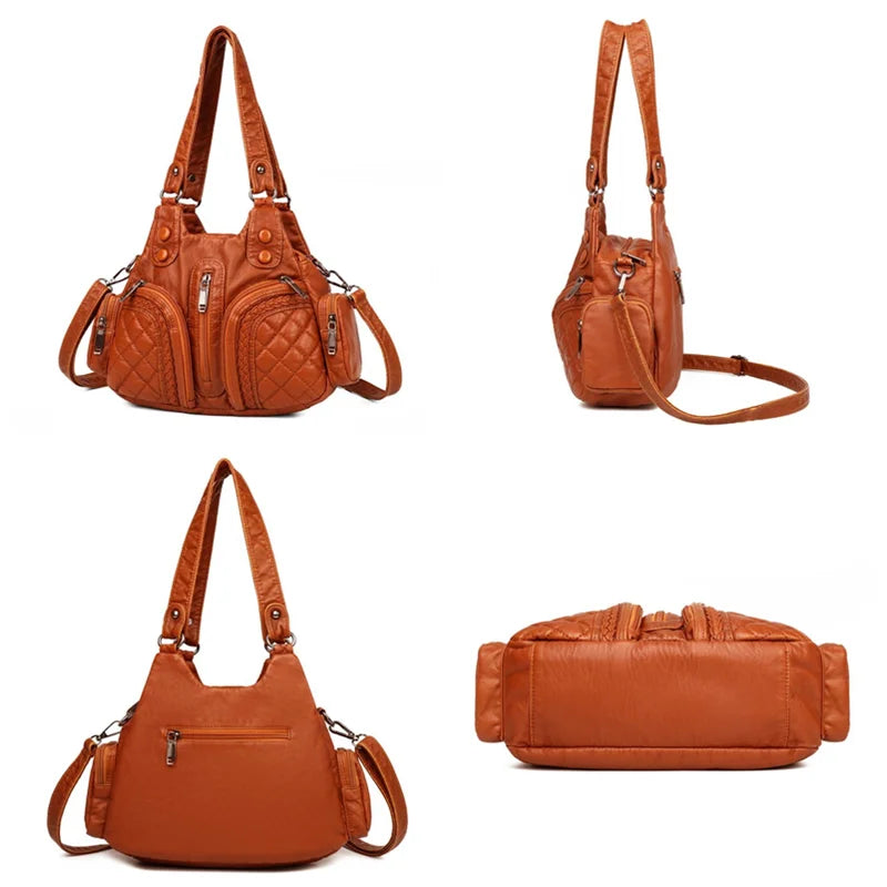 2021 New Luxury Soft Leather Handbag Designer Women Shoulder Bag High Quality Female Crossbody bag Fashion Brand Ladies Tote Bag