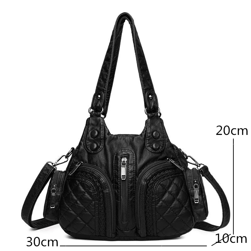 2021 New Luxury Soft Leather Handbag Designer Women Shoulder Bag High Quality Female Crossbody bag Fashion Brand Ladies Tote Bag