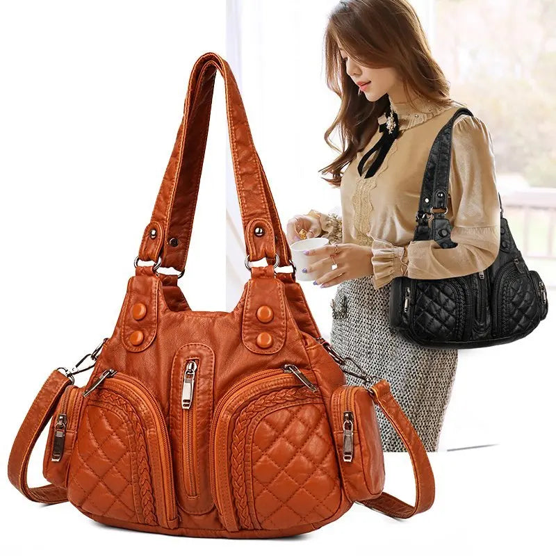 2021 New Luxury Soft Leather Handbag Designer Women Shoulder Bag High Quality Female Crossbody bag Fashion Brand Ladies Tote Bag