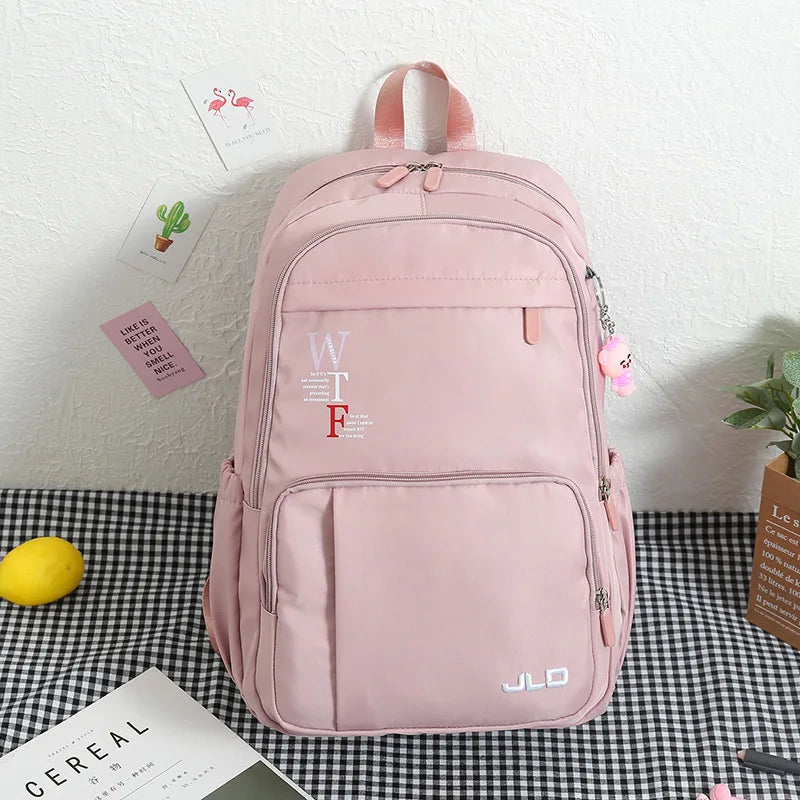 2021 New School Backpack Women Backpack Children Schoolbag for Teenager Girls Travel Bagpack Mochila Feminina Sac A Dos (pink)