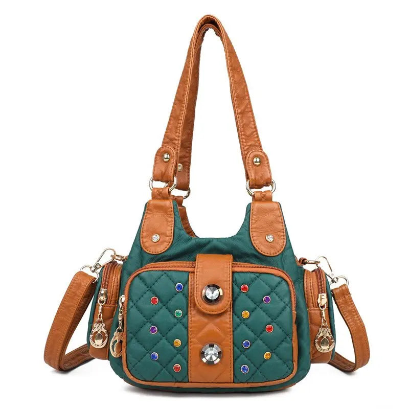 2021 New Soft Leather Crossbody Bag for Women Luxury Handbags Women Bags Designer Female Shoulder Bag Top-handle Bags Sac A Main