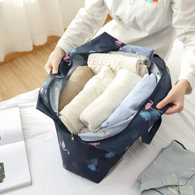 2021 Nylon Foldable Travel Bags Unisex Large Capacity Bag Luggage Women WaterProof Handbags Men Travel Bags Clothing Organizer