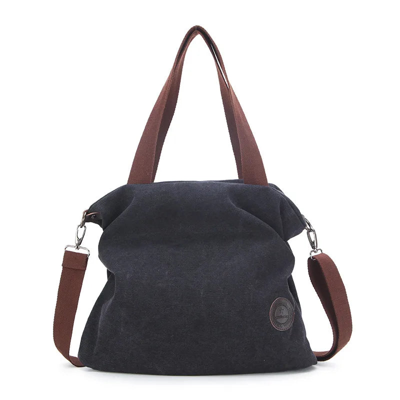 2021 White Canvas Beach Bag Women Shopping Shoulder Bag Casual Travel Tote Girls Female School Bags for Teenage Girls Sac A Main