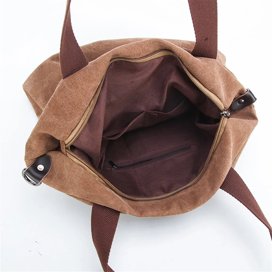 2021 White Canvas Beach Bag Women Shopping Shoulder Bag Casual Travel Tote Girls Female School Bags for Teenage Girls Sac A Main