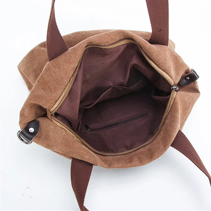 2021 White Canvas Beach Bag Women Shopping Shoulder Bag Casual Travel Tote Girls Female School Bags for Teenage Girls Sac A Main
