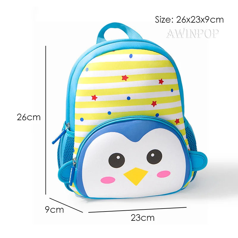 2022 3D Animals Kids Backpacks Elephant Unicorn Dinosaur School Bags Girls Kindergarten Toddler Boy Schoolbag Mochilas Escolares