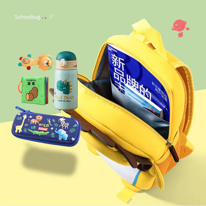 2022 3D Animals Kids Backpacks Elephant Unicorn Dinosaur School Bags Girls Kindergarten Toddler Boy Schoolbag Mochilas Escolares