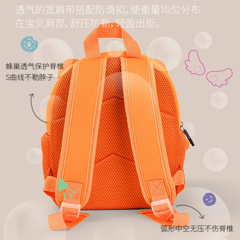 2022 3D Animals Kids Backpacks Elephant Unicorn Dinosaur School Bags Girls Kindergarten Toddler Boy Schoolbag Mochilas Escolares