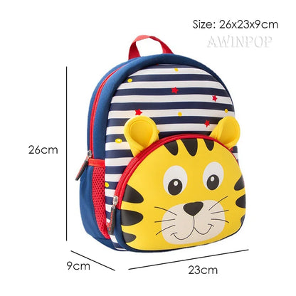 2022 3D Animals Kids Backpacks Elephant Unicorn Dinosaur School Bags Girls Kindergarten Toddler Boy Schoolbag Mochilas Escolares