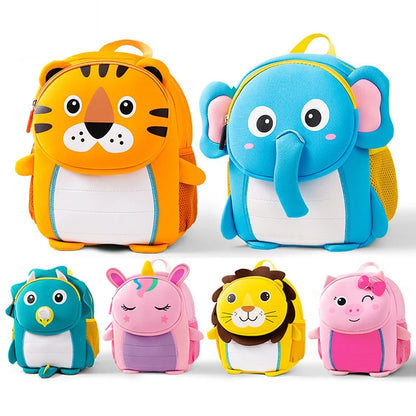 2022 3D Animals Kids Backpacks Elephant Unicorn Dinosaur School Bags Girls Kindergarten Toddler Boy Schoolbag Mochilas Escolares