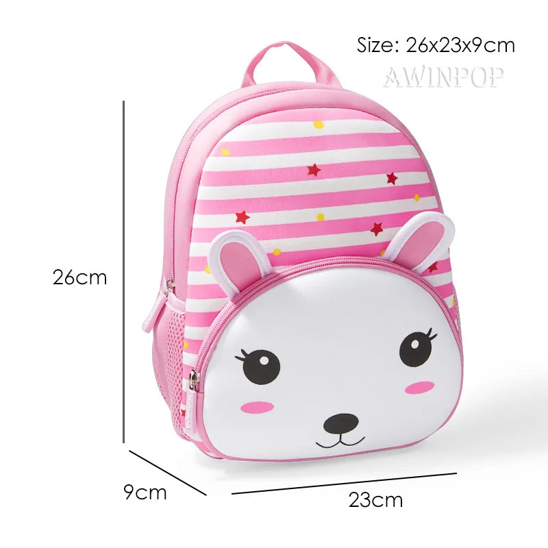 2022 3D Animals Kids Backpacks Elephant Unicorn Dinosaur School Bags Girls Kindergarten Toddler Boy Schoolbag Mochilas Escolares