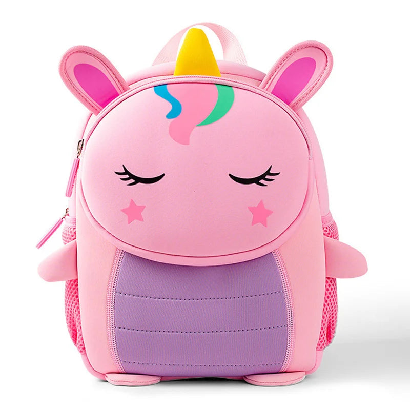 2022 3D Animals Kids Backpacks Elephant Unicorn Dinosaur School Bags Girls Kindergarten Toddler Boy Schoolbag Mochilas Escolares