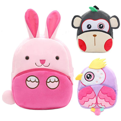 2022 3D Cartoon Owl School Bags for Girls Soft Children Bag Kindergarten Toddler Kids School Backpack Rabbit Boys Cute Mochilas