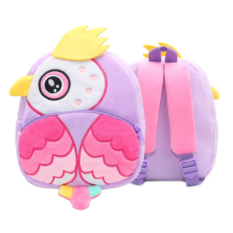 2022 3D Cartoon Owl School Bags for Girls Soft Children Bag Kindergarten Toddler Kids School Backpack Rabbit Boys Cute Mochilas