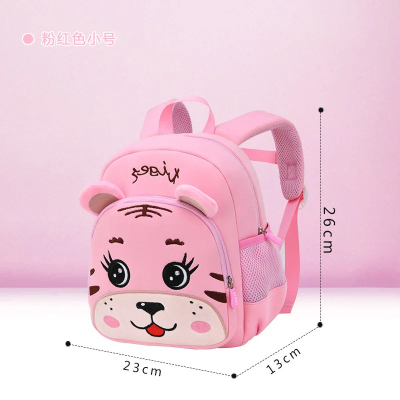 2022 3D Tiger Kindergarten Kids School Bags for Girls Children Toddler Backpack Cartoon Bag Boys Mochila Infantil High Quality