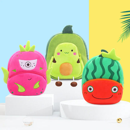 2022 Cartoon Fruit School Backpacks for Kids Children Strawberry Backpack Kindergarten School Bags Avocado Mochilas Escolares