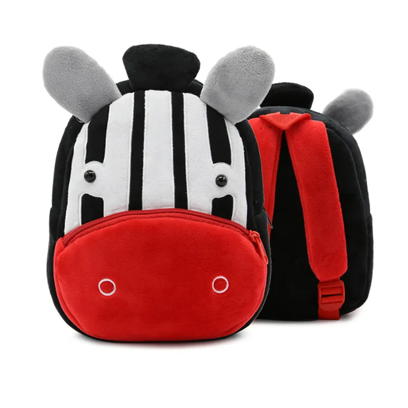 2022 Cartoon Kids Plush Backpacks Mini Kindergarten Schoolbag Animal Backpack Children School Bags Girls Boys mochila escolar
