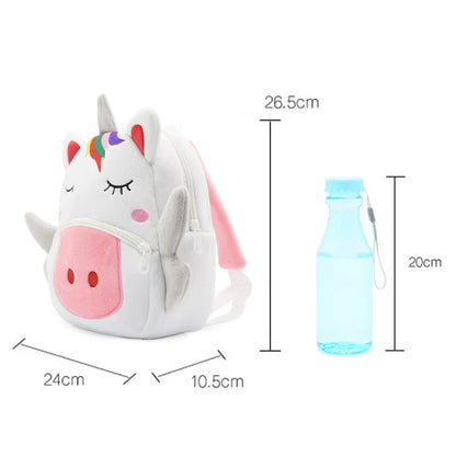 2022 Cartoon Kids Plush Backpacks Mini Kindergarten Schoolbag Animal Backpack Children School Bags Girls Boys mochila escolar