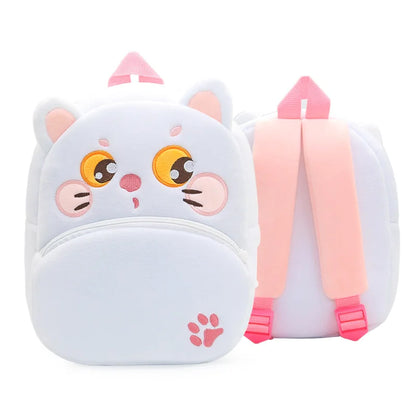 2022 Cartoon Kids Plush Backpacks Mini Kindergarten Schoolbag Animal Backpack Children School Bags Girls Boys mochila escolar