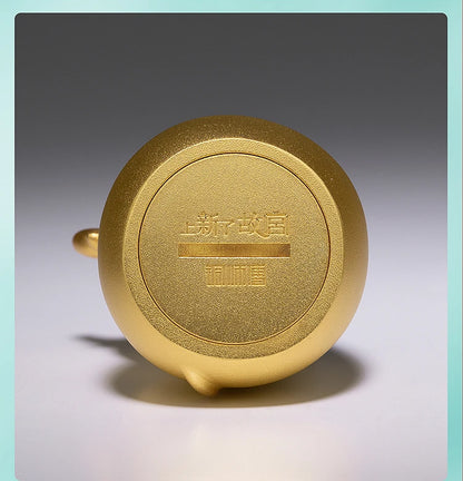 2022 GOOD LUCK gift CHINA National treasure Collection 24K Gold-plated Zodiacs Wealth success Lucky Bull Mascot Company business