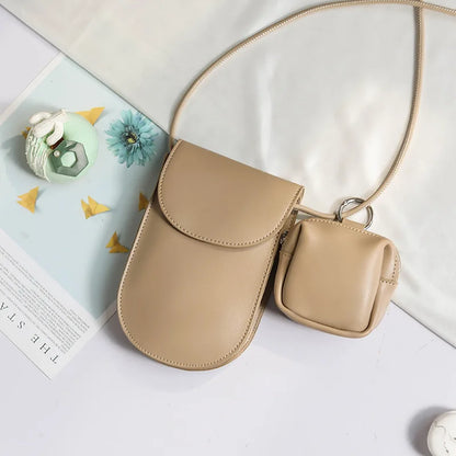 2022 Japanese Style Fashion Mobile Phone Bag with Coin Purse Women's Japanese Style Mini Crossbody Designer Small Shoulder Bag