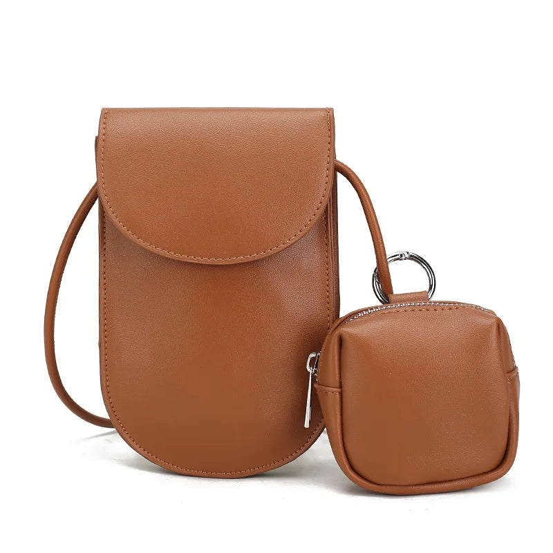 2022 Japanese Style Fashion Mobile Phone Bag with Coin Purse Women's Japanese Style Mini Crossbody Designer Small Shoulder Bag