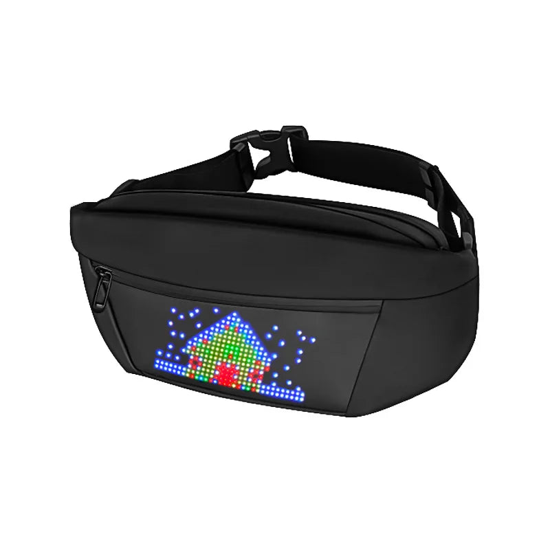 2022 LED Smart Display Chest Bag Men Shoulder bag Custom DIY Messenger Bag Sport Waterproof Crossbody Bag Waist bag for woman