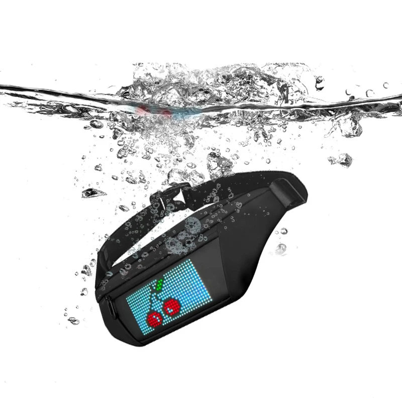 2022 LED Smart Display Chest Bag Men Shoulder bag Custom DIY Messenger Bag Sport Waterproof Crossbody Bag Waist bag for woman