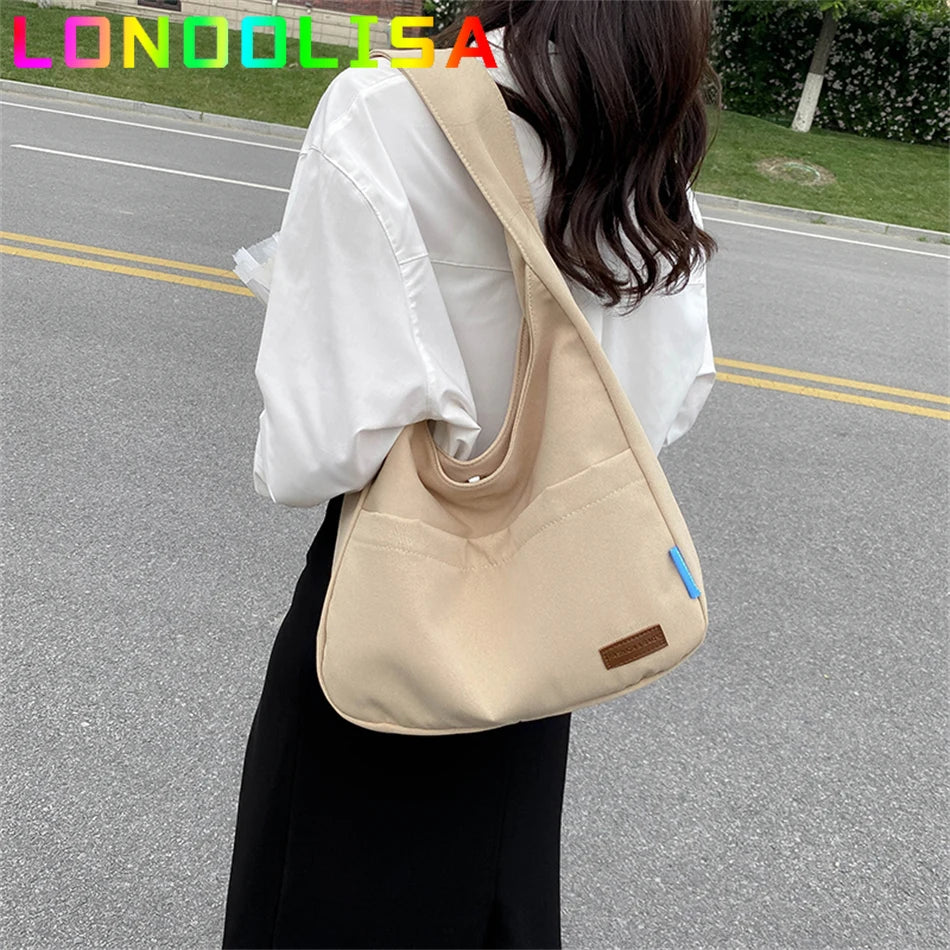 2022 Large Capacity Casual Tote Women's Korean Style Trendy Fashion Shoulder Ladies Bag High Quality Female Handbags and Purses