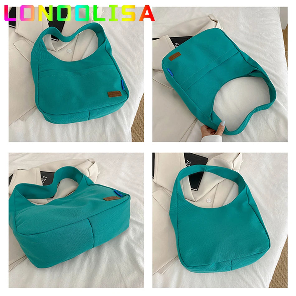 2022 Large Capacity Casual Tote Women's Korean Style Trendy Fashion Shoulder Ladies Bag High Quality Female Handbags and Purses