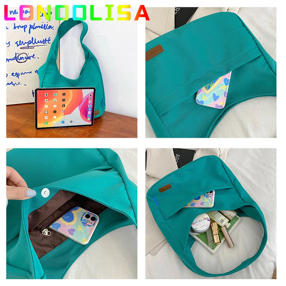 2022 Large Capacity Casual Tote Women's Korean Style Trendy Fashion Shoulder Ladies Bag High Quality Female Handbags and Purses