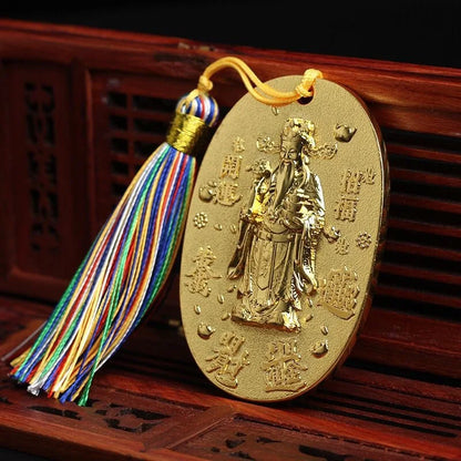 2022 NEW Geomantic omen master God of wealth Mammon multipurpose Amulet Bring good luck money Gold medal Recruit wealth talisman