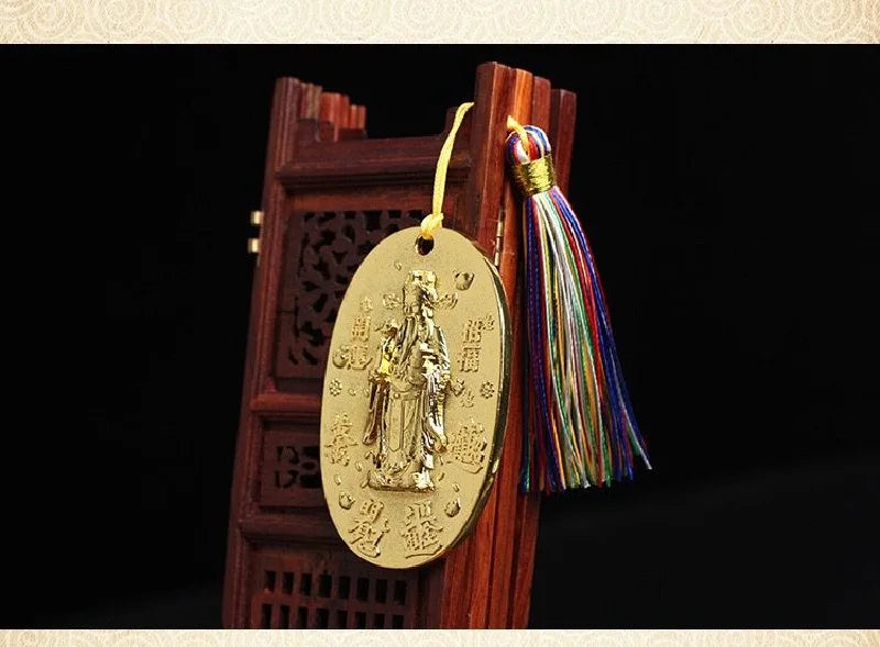 2022 NEW Geomantic omen master God of wealth Mammon multipurpose Amulet Bring good luck money Gold medal Recruit wealth talisman