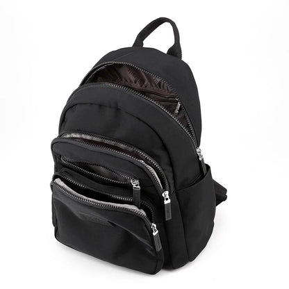 2022 New Dark Green Women's Backpack Waterproof Nylon Backpack Student School Bag Suitable For Girls' Small Travel Rucksack