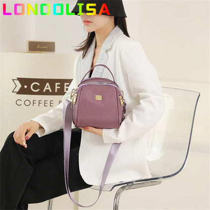 2022 New Fashion Women's Small Backpacks Designer Brand Shoulder Bags Multifunctional Solid Color School Bag for Girls Mochila